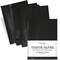 Gift Wrapping Tissue Paper - Gift Tissue Paper for Birthdays, DIY Crafts, & Christmas - 100 Sheets Bulk Tissue Paper for Gift Bags - Lightweight & Easy to Shape - Black (15 X 20 Inches)
